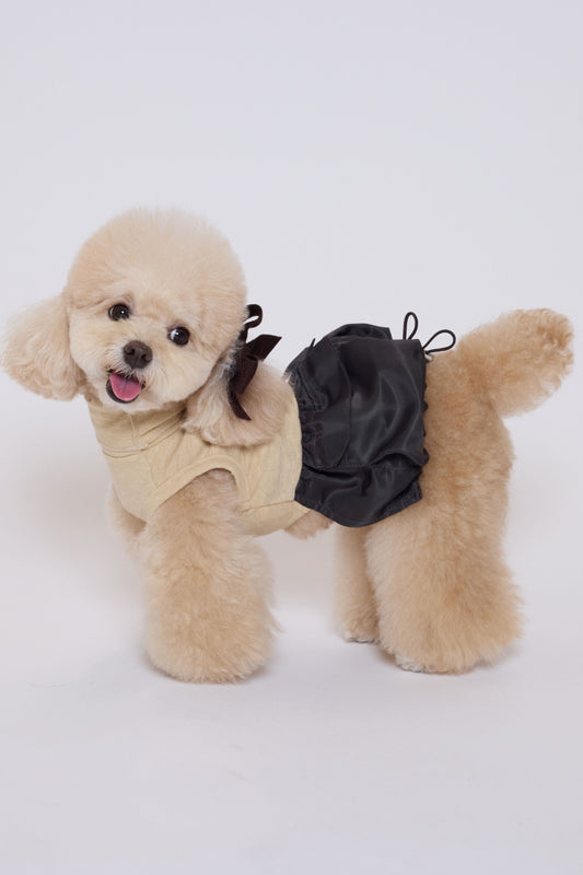 Bubble Pocket Dress ダークブラウン