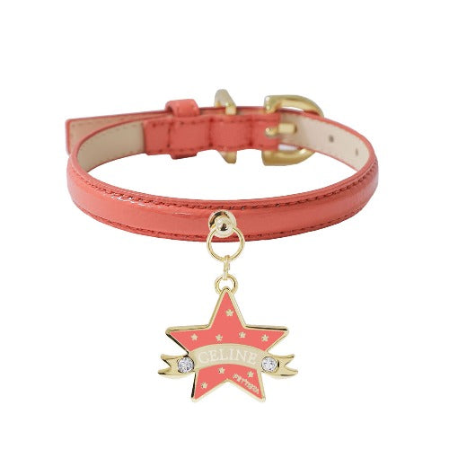 Bloom Collar × You Are My Star Pendant【迷子札】 タンゴオレンジ