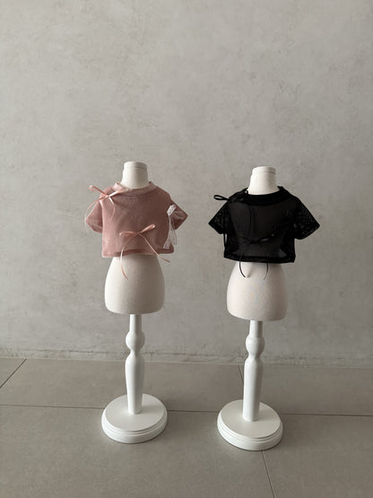 【PRE-ORDER】Velvet Mesh Top 全2色