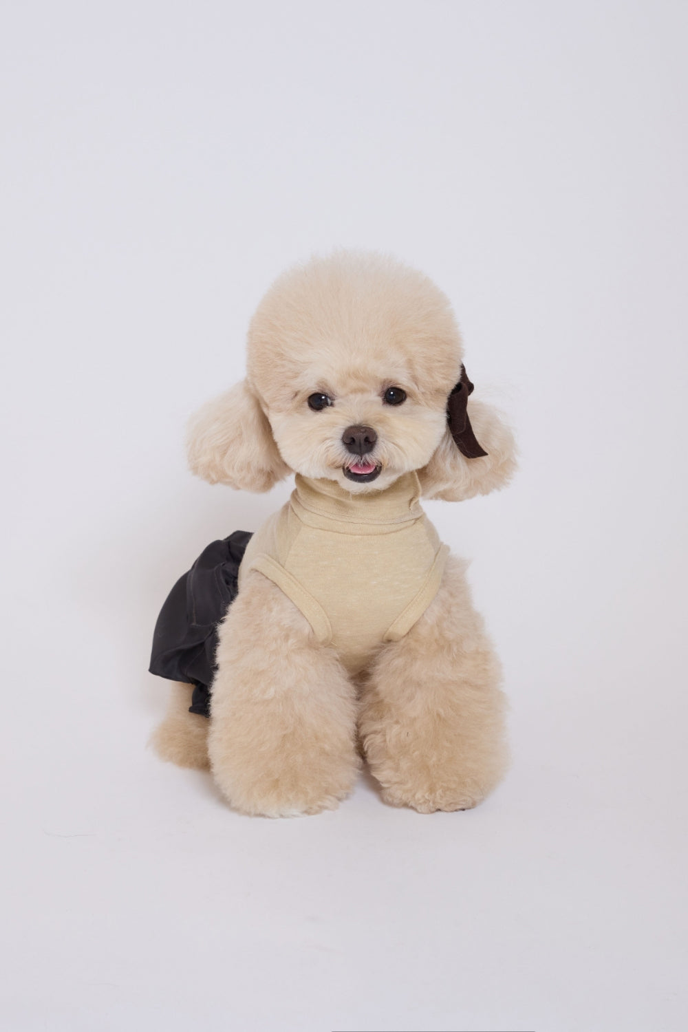 Bubble Pocket Dress ダークブラウン