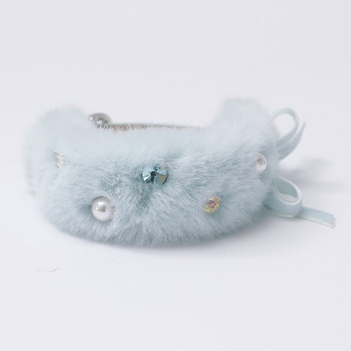 一部即納 Eco Fur Pompom ミント