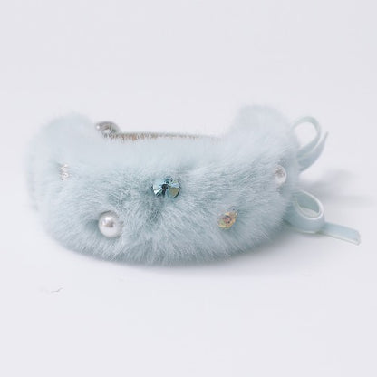 一部即納 Eco Fur Pompom ミント