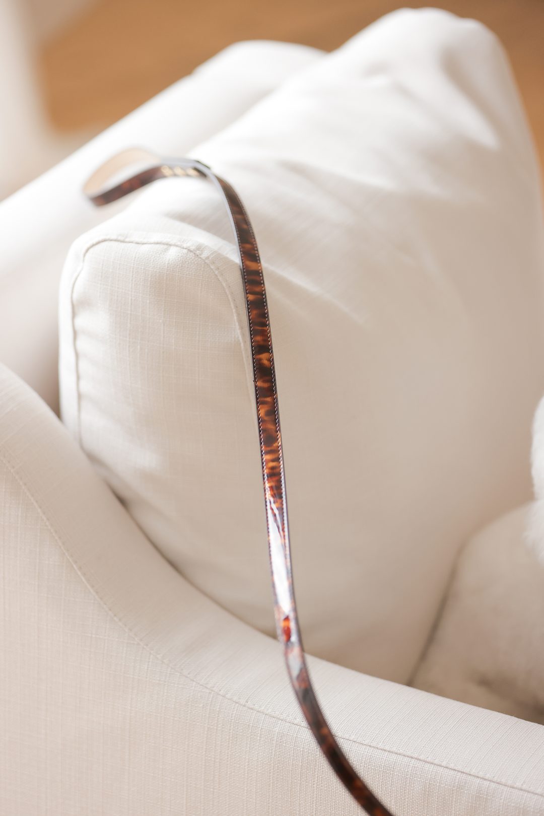 予約 Leopard Patent Leash