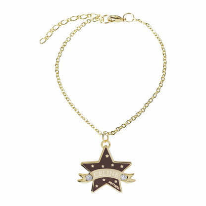 予約 You Are My Star Necklace【迷子札】ブラウン