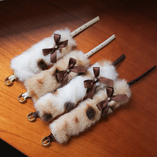【PRE-ORDER】Eco Fur Pompom レオパード 全2色