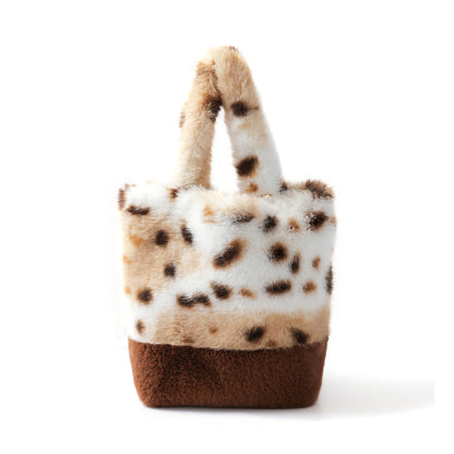 【PRE-ORDER】Eco Fur Chocolat Bag レオパード
