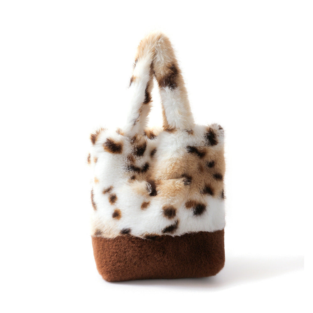 【PRE-ORDER】Eco Fur Chocolat Bag レオパード