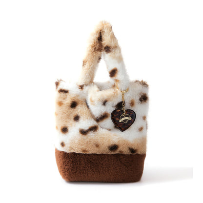 【PRE-ORDER】Eco Fur Chocolat Bag レオパード