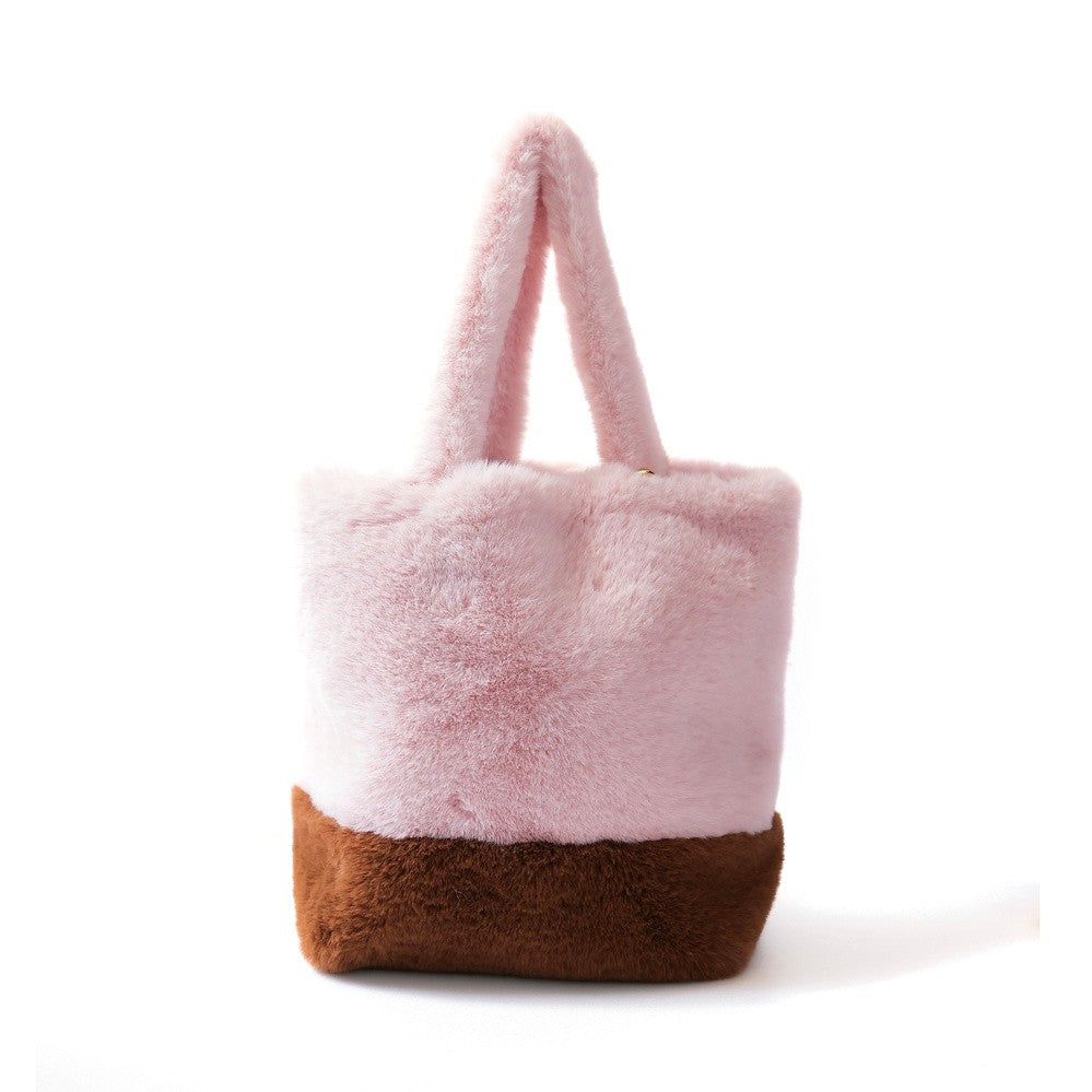 【PRE-ORDER】Eco Fur Chocolat Bag ピンク