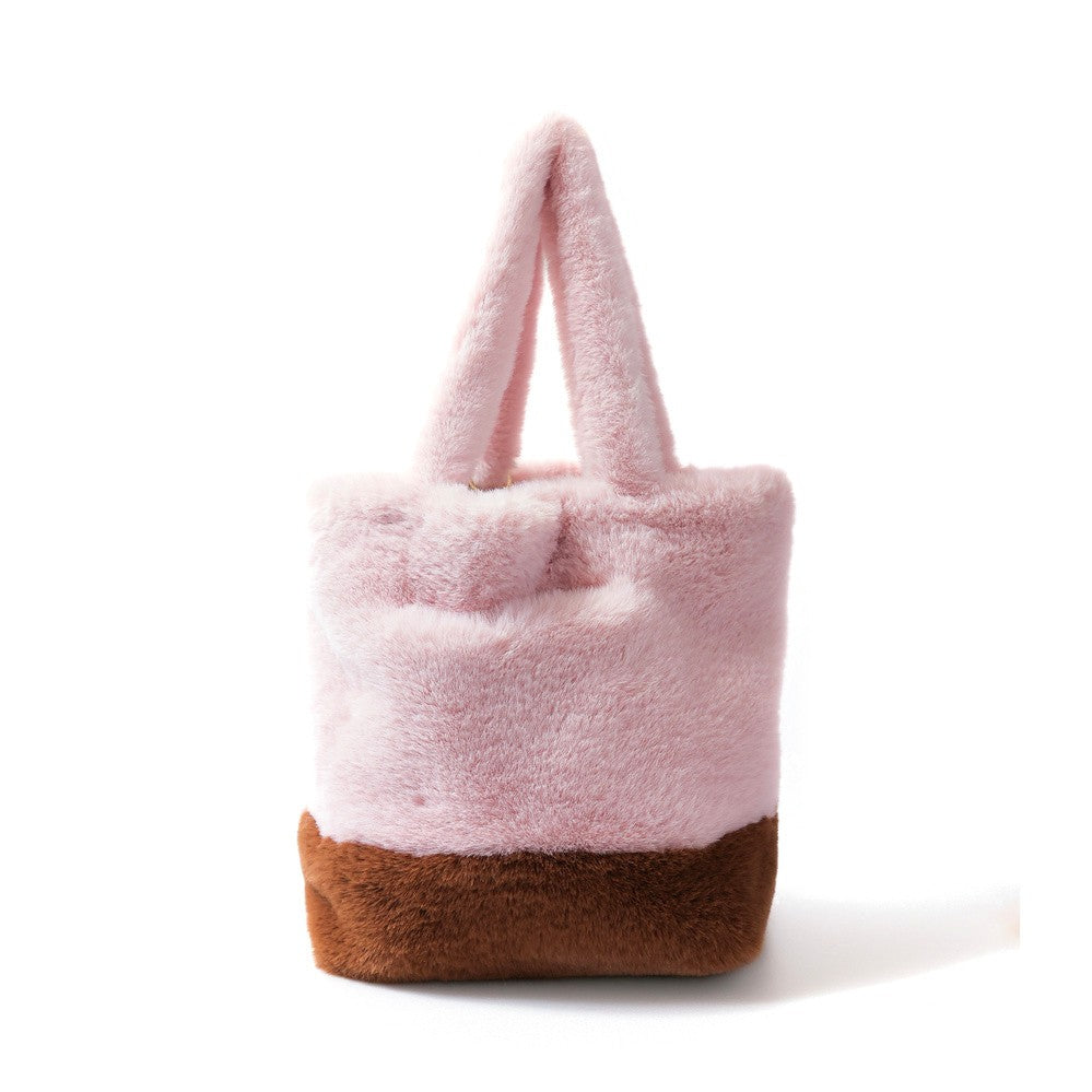 【PRE-ORDER】Eco Fur Chocolat Bag ピンク