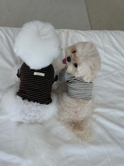 【PRE-ORDER】Wool Stripe Top 全2色