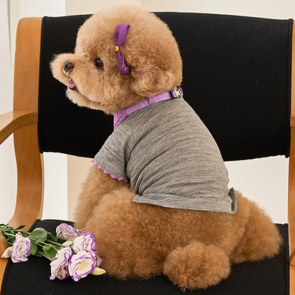 Losange T-Shirt グレーパープル