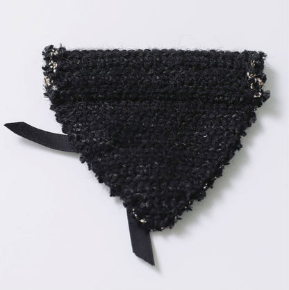 Christmas Etoile Black Scarf
