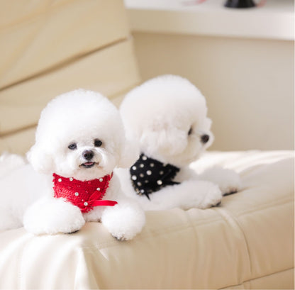 Christmas Etoile Black Scarf