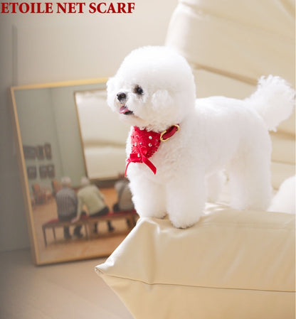 Christmas Etoile Red Scarf