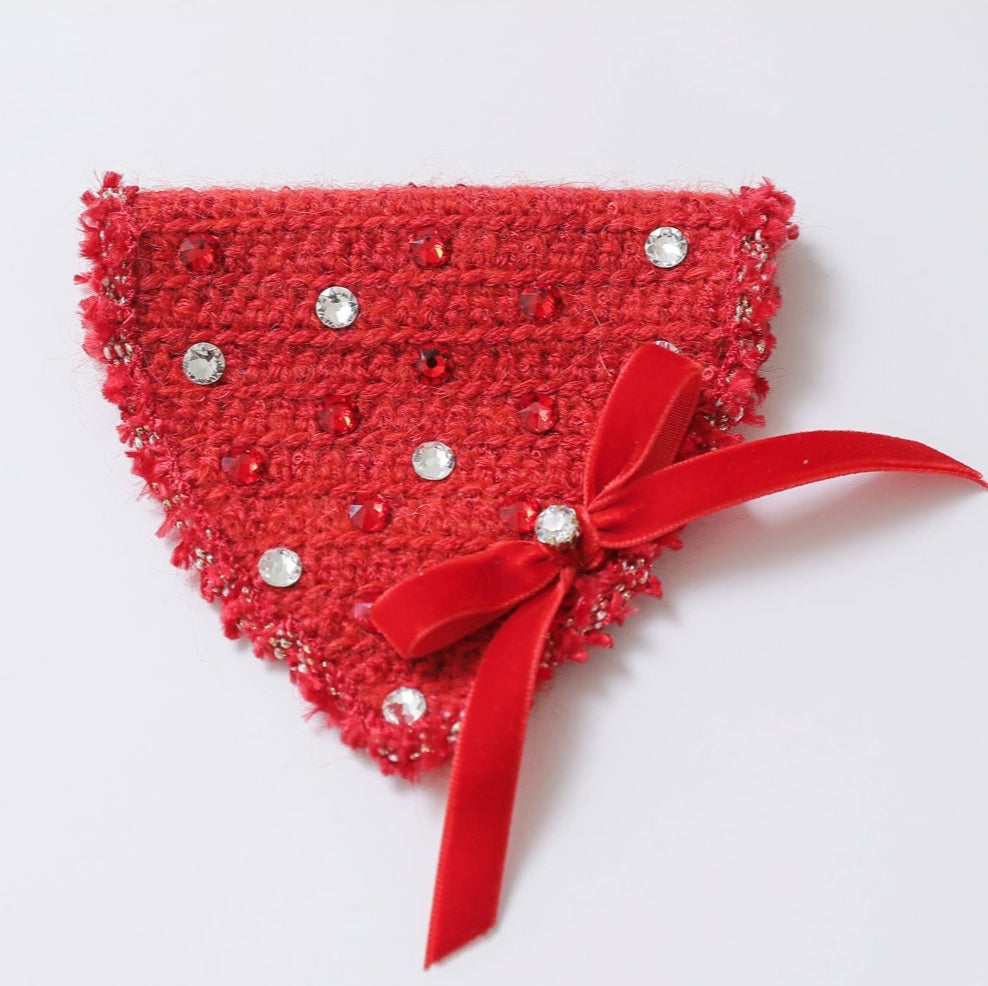 Christmas Etoile Red Scarf