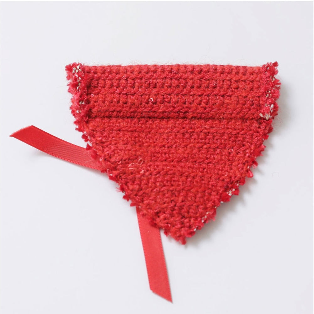 Christmas Etoile Red Scarf