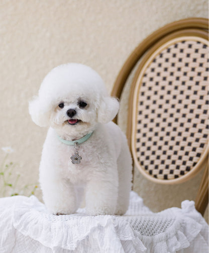 Bloom Collar × In My Heart Pendant【迷子札】 サマーミント