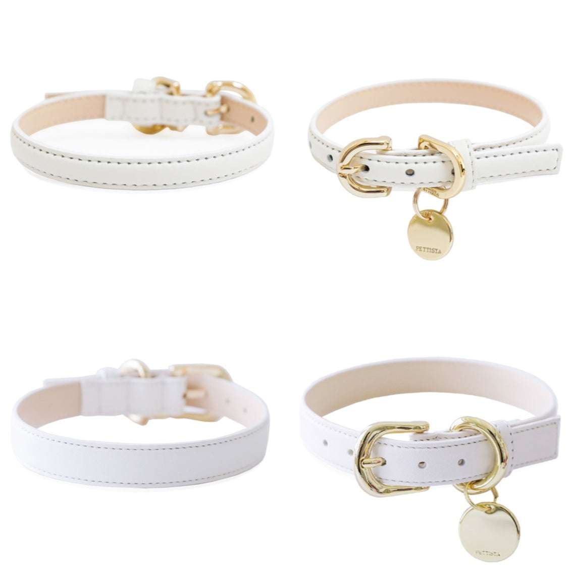 Bloom Collar【迷子札】 バニラクリーム