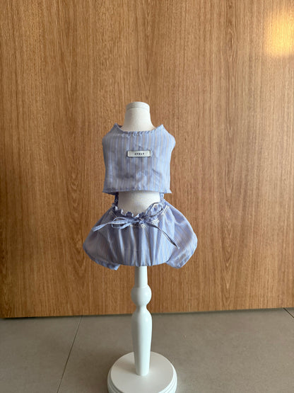 【PRE-ORDER】Bleu Ciel Stripe Set