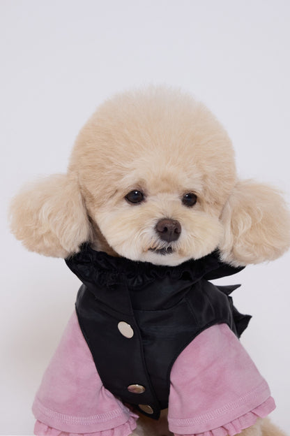 Pocket Ruffle Running Jumper ブラック