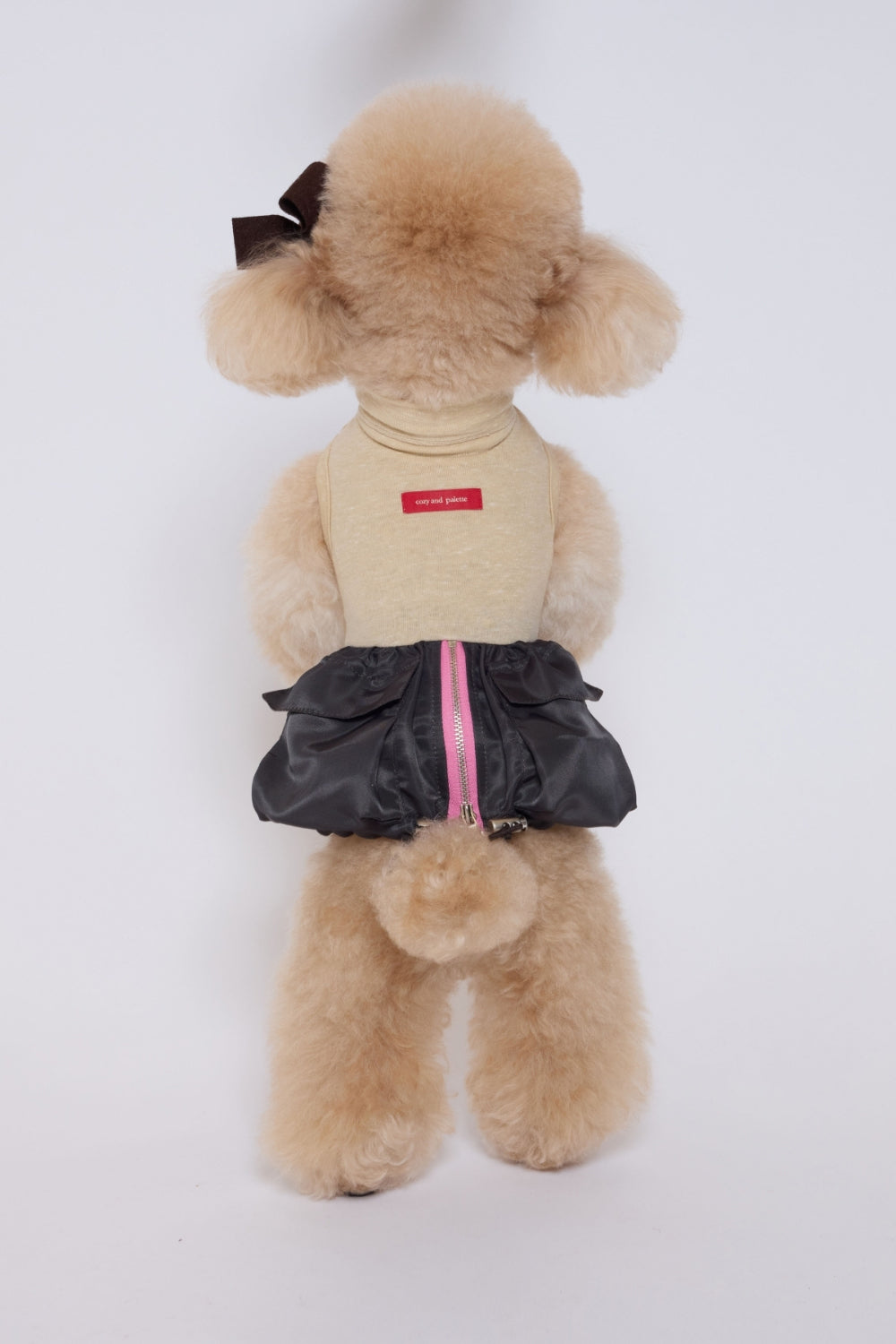 Bubble Pocket Dress ダークブラウン