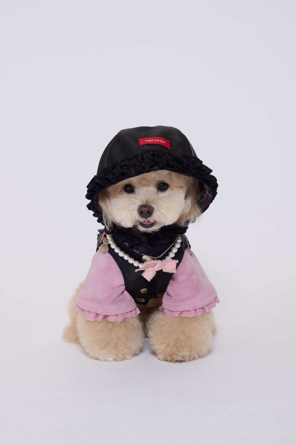 Pocket Ruffle Running Jumper ブラック