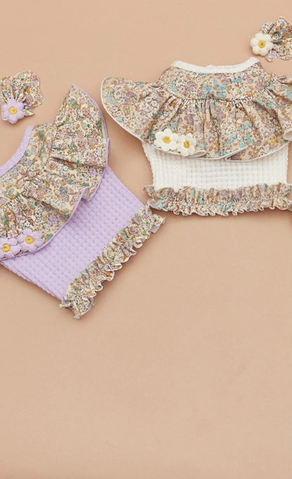 即納 Waffle Daisy Top ベージュ