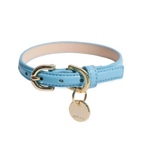 Bloom Collar【迷子札】 サマーブルー