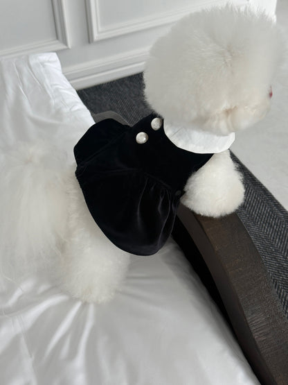 【PRE-ORDER】Black Velvet Dress