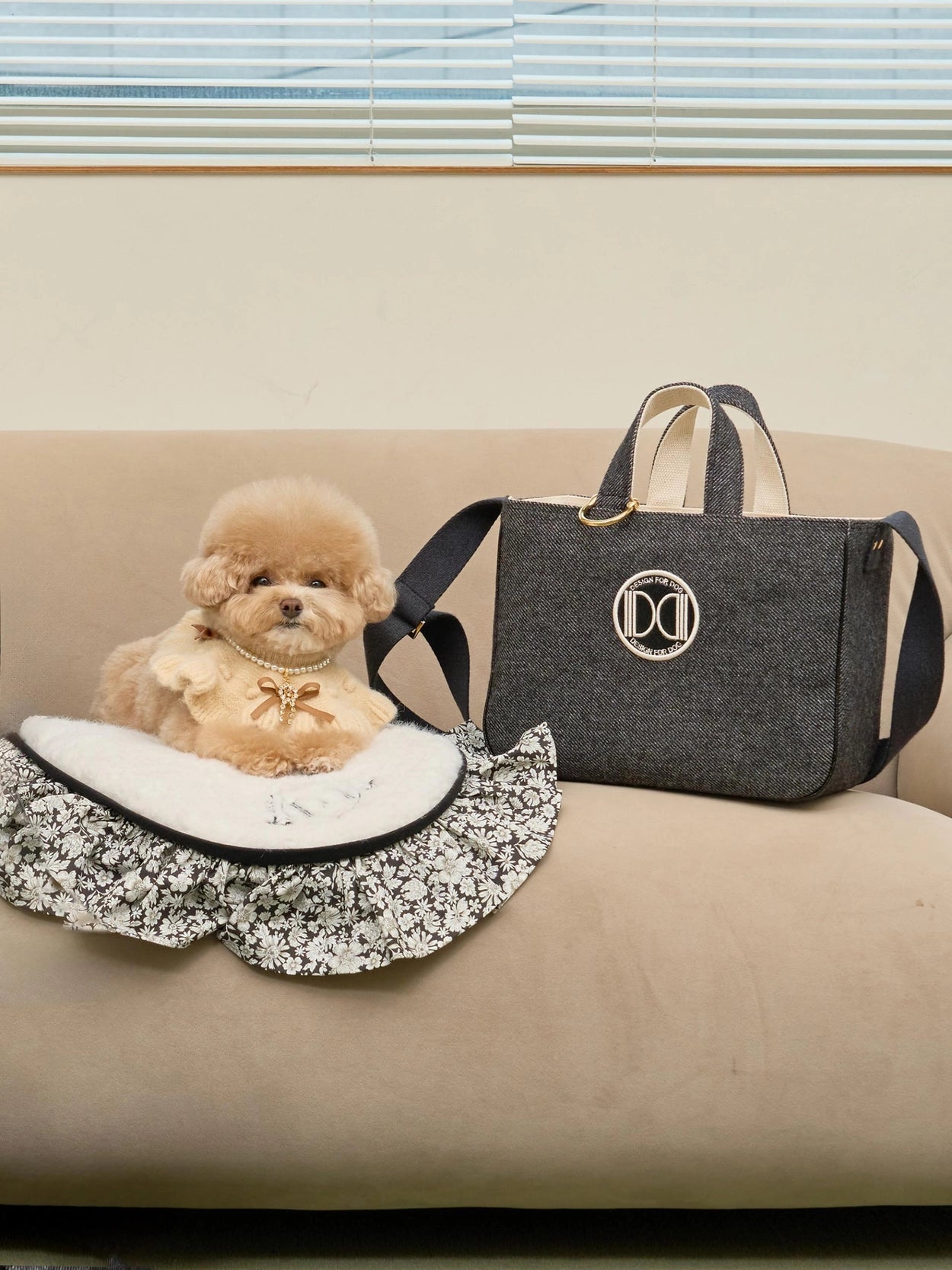 即納 Wool Tweed Walking Bag 全3色