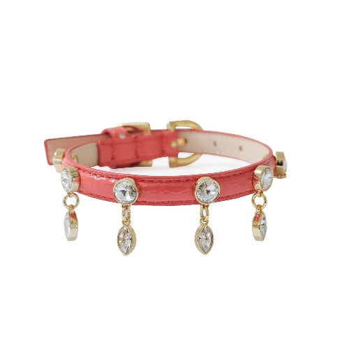 Bloom Swarovski Collar【迷子札】タンゴオレンジ