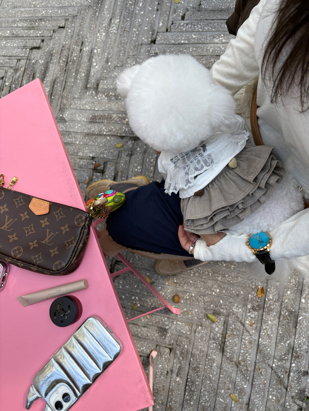 Pure Dog Lace Top ホワイト