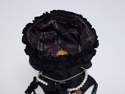 Pocket Ruffle Running Jumper ブラック