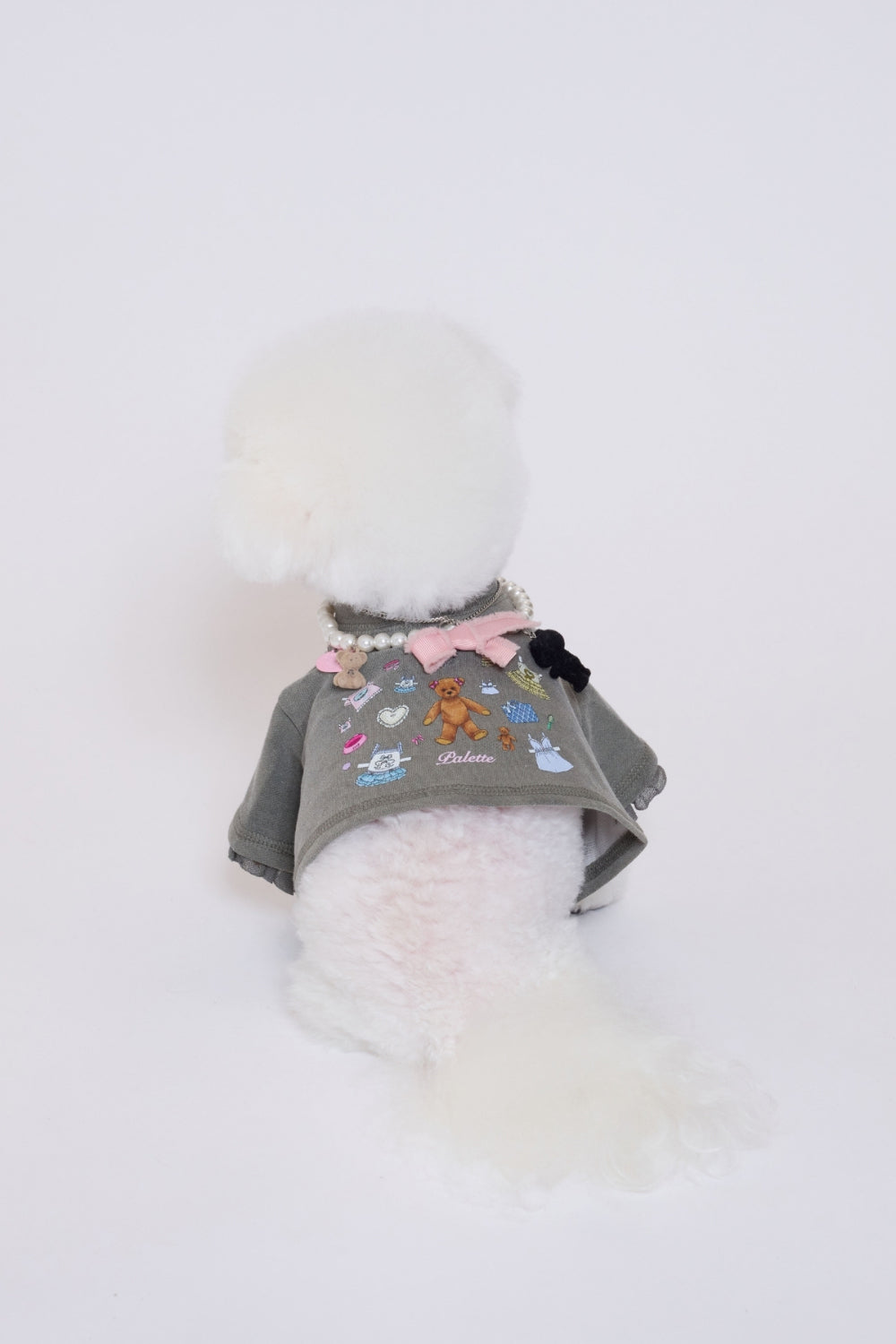 Palette Paper Doll Top - Short グレー