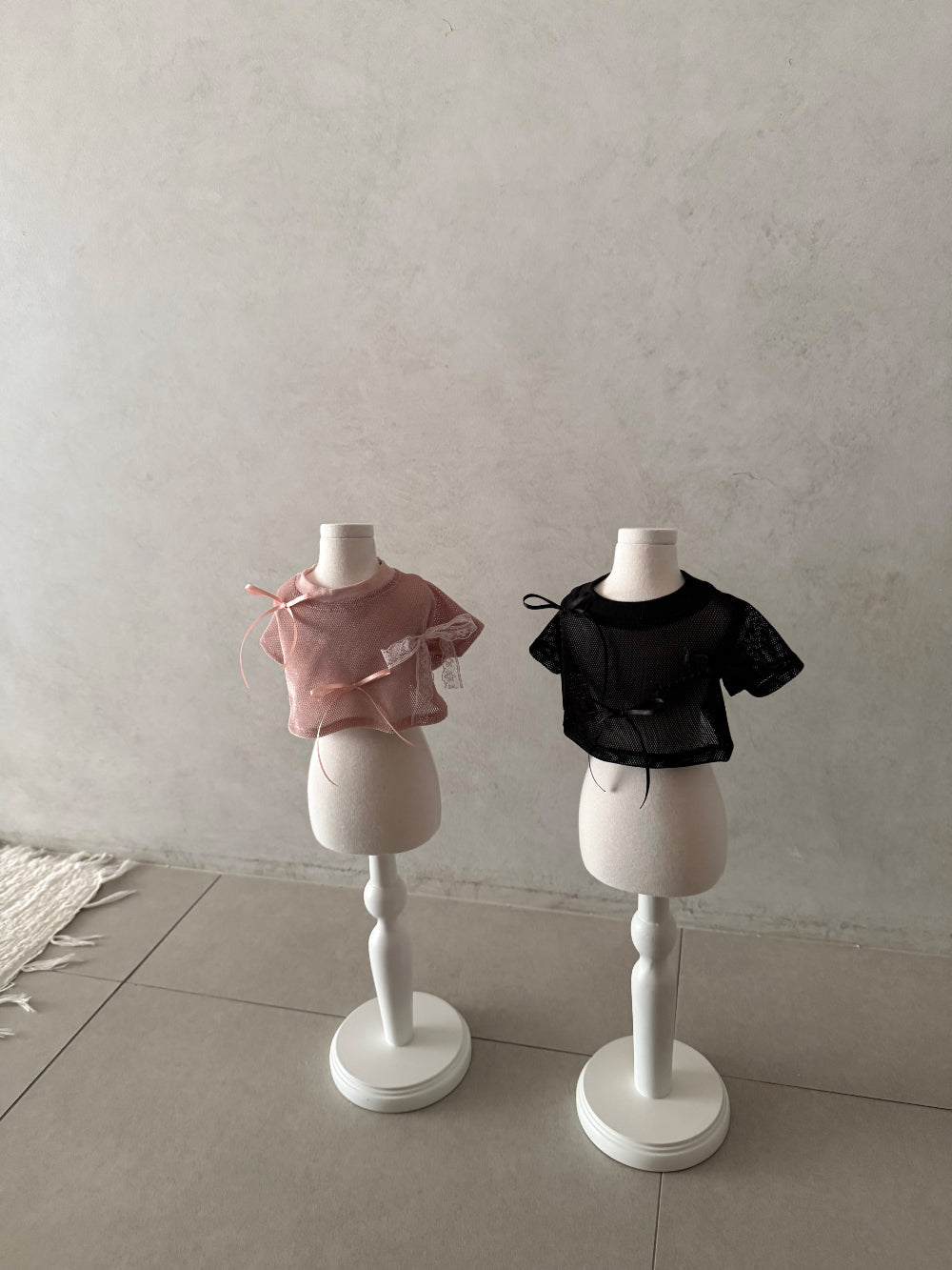 【PRE-ORDER】Velvet Mesh Top 全2色