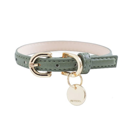 Bloom Collar【迷子札】カーキ