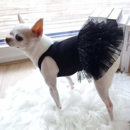 即納 Pure Color Tutu ブラックスパンコール