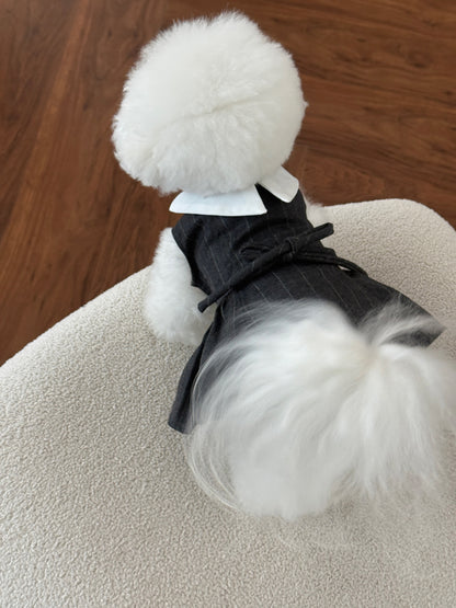 【PRE-ORDER】Charcoal Wool Dress
