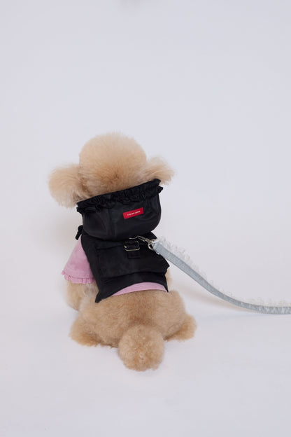 Pocket Ruffle Running Jumper ブラック