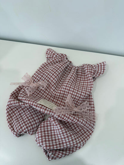 Check Frill Jumpsuit 全2色