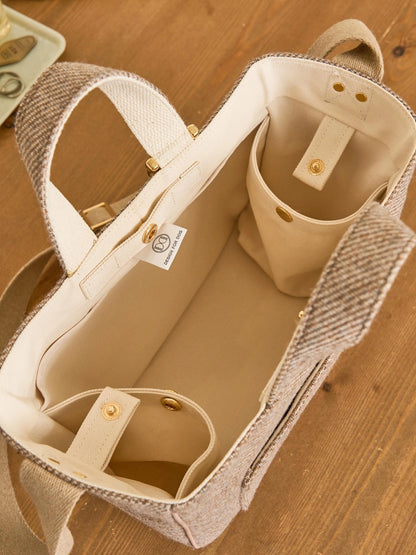 即納 Wool Tweed Walking Bag 全3色