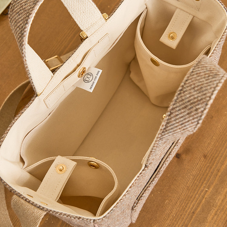 即納 Wool Tweed Walking Bag 全3色
