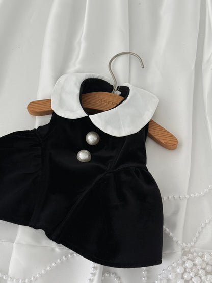 【PRE-ORDER】Black Velvet Dress