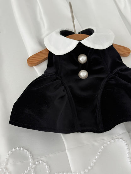 【PRE-ORDER】Black Velvet Dress