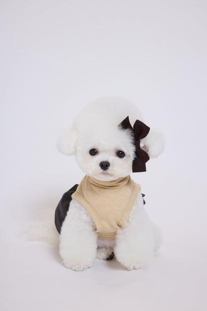 Bubble Pocket Dress ダークブラウン