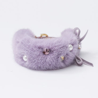 Eco Fur Pompom ラベンダー