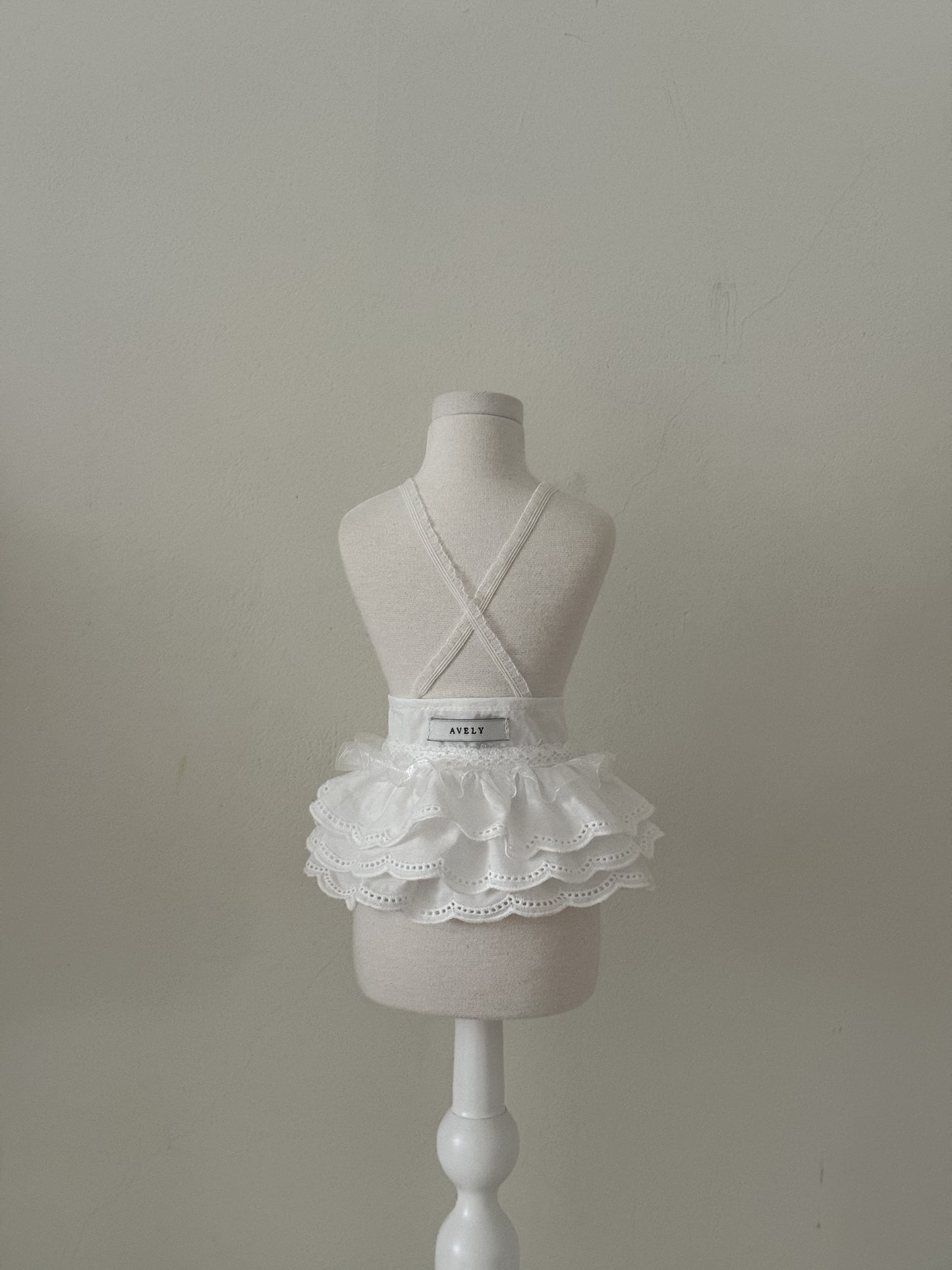 【PRE-ORDER】Eyelet Tiered Skirt 全2色