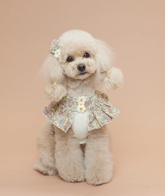 即納 Waffle Daisy Top ベージュ