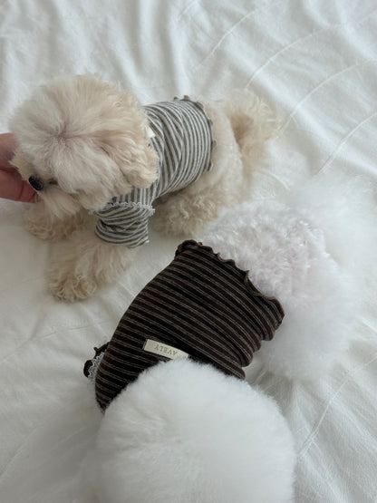 【PRE-ORDER】Wool Stripe Top 全2色
